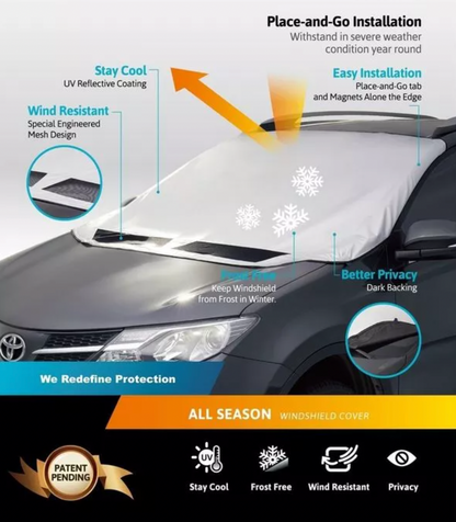 3D MAXpider Size F 3D Wintect Windshield Cover B014KOZAWE