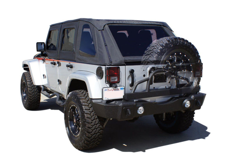 Rampage 2007-2018 Jeep Wrangler(JK) Recovery Bumper Rear - Black 88606