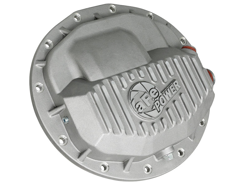 aFe Power Street Series Front Differential Cover Raw w/ Machined Fins 13-18 RAM V8 5.7/6.4L 46-70400