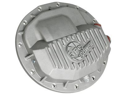 aFe Power Street Series Front Differential Cover Raw w/ Machined Fins 13-18 RAM V8 5.7/6.4L 46-70400