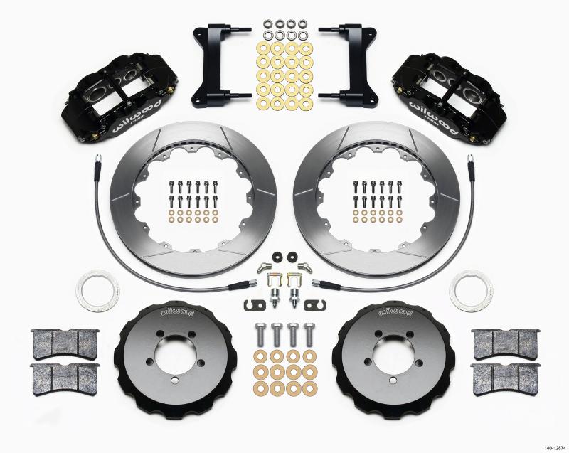 Wilwood Narrow Superlite 6R Front Hat Kit 13.06in 1999-2012 Subaru WRX w/Lines 140-12874 Main Image