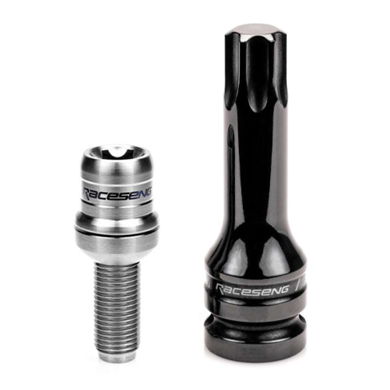 Raceseng TLR-1 Titanium Lug Bolt Set - M14x1.5mm / R13 Floating Seat - Brushed 01033BRS10-01033BRS10-103103S20