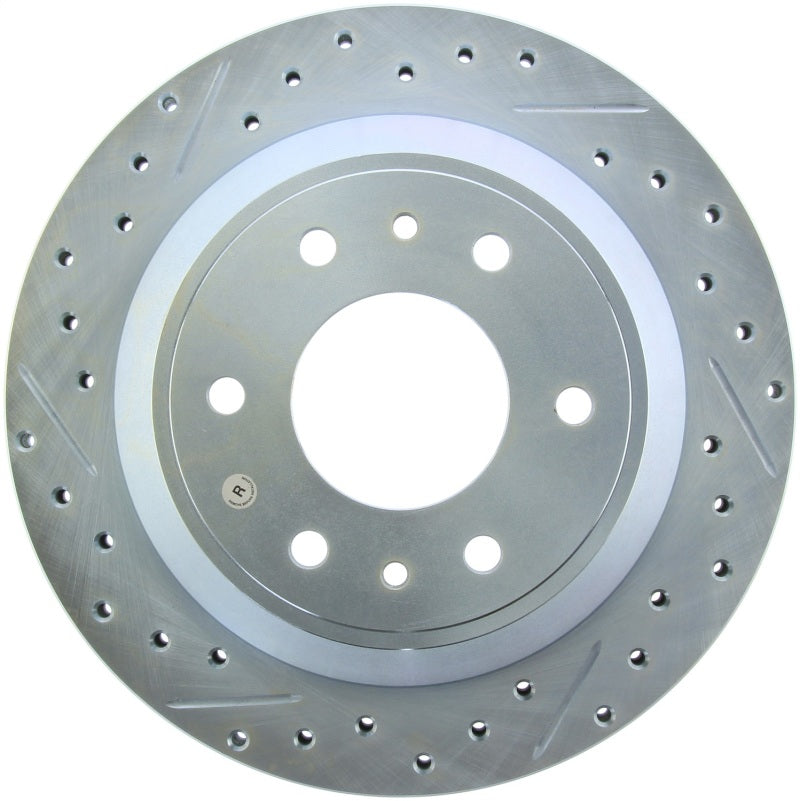 StopTech Select Sport 02-09 Chevrolet Trailblazer Slotted & Drilled Right Rear Brake Rotor 227.66052R