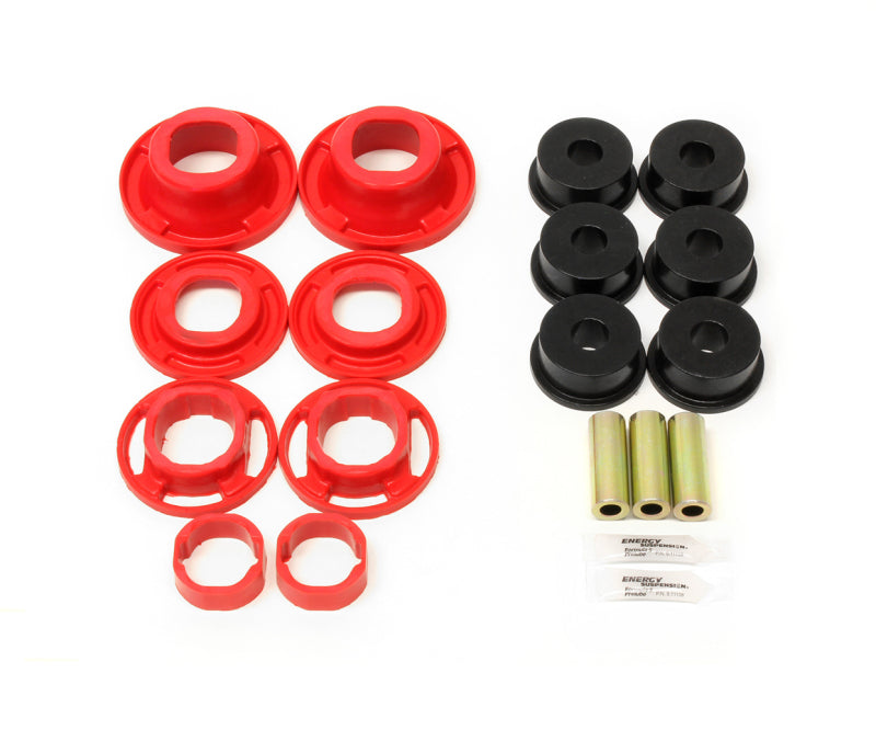 BMR 12-15 5th Gen Camaro Street Version Rear Cradle Bushing Kit (BK001 BK040) - Black/Red BK041