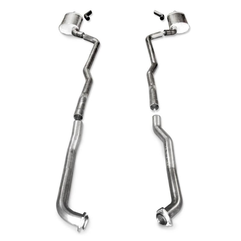 Stainless Works 1973-82 Corvette Exhaust BB Standard Trans 2-1/2in Factory Connect V7314100S Main Image