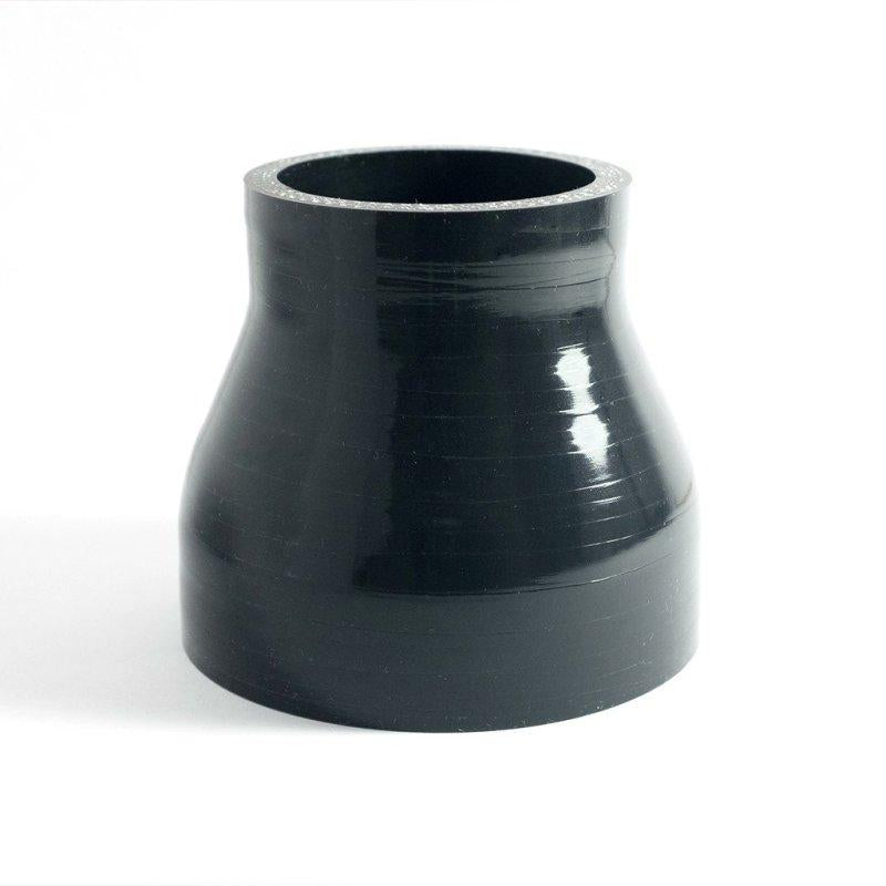 Stainless Bros 2.0in to 3.0in 4-Ply Silicone Reducer - Black 131-05076-3401 Main Image