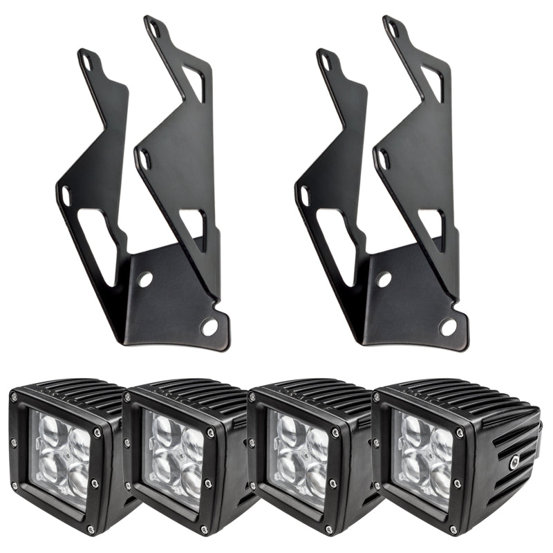 ORACLE Lighting Oracle Jeep JK Dual Mounting Pillar Brackets/Lights Combo 2145-504