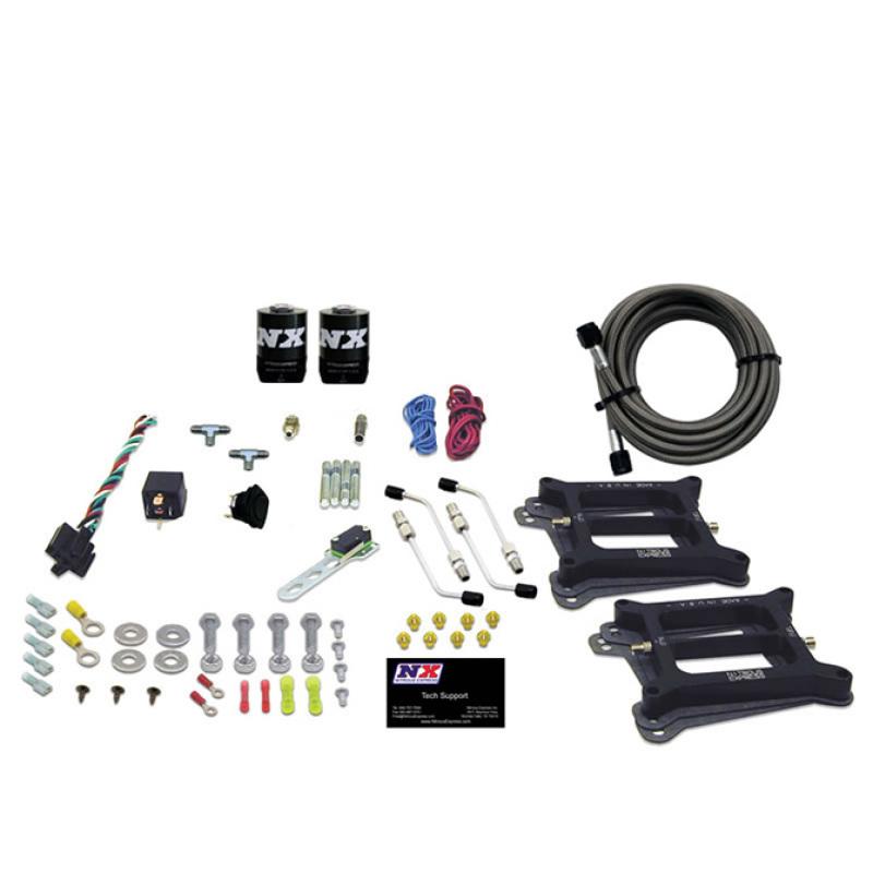 Nitrous Express Dual/4150/Alcohol Nitrous Kit (50-300HP) w/o Bottle 30245-00 Main Image