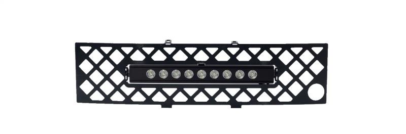 Putco 11-14 Ford F-150 EcoBoost SS Black Diamond Bumper Grille Insert w/ 10in Luminix Light Bar 85182FPL Main Image