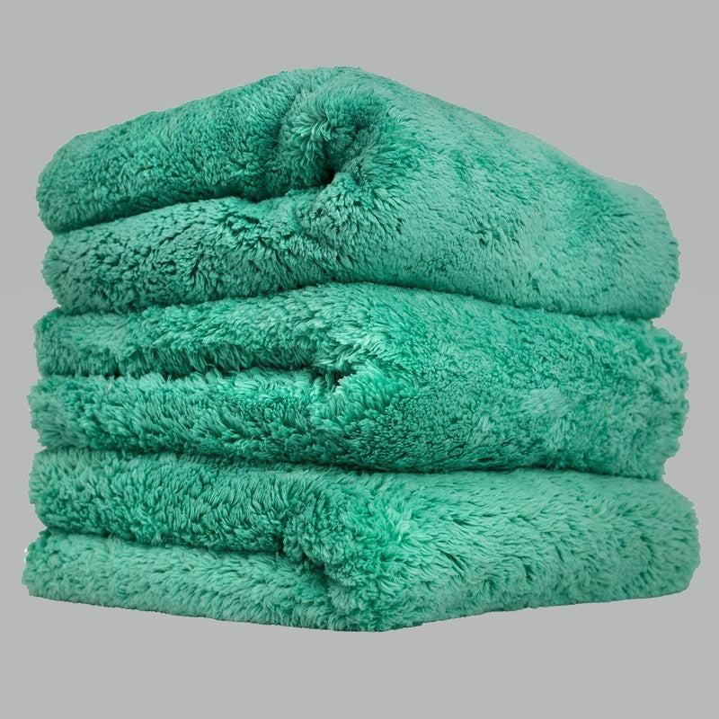 Chemical Guys Happy Ending Ultra Edgeless Microfiber Towel - 16in x 16in - Green - 3 Pack (P16) MIC34603