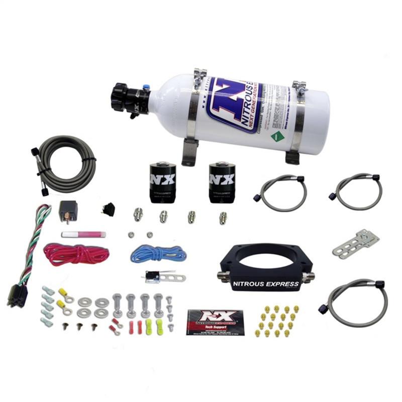 Nitrous Express GM LS 102mm Nitrous Plate Kit (50-400HP) w/5lb Bottle 20933-05 Main Image