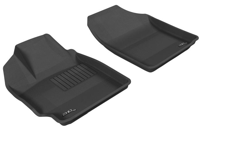 3D MAXpider 2007-2011 Toyota/Scion Yaris/XD Kagu 1st Row Floormat - Gray L1TY02411501 Main Image