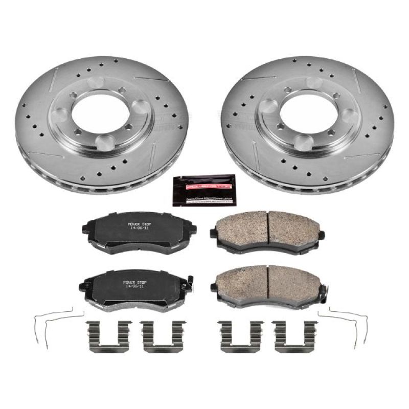 PowerStop PSB Z23 Evolution Kit Brakes, Rotors & Pads Brake Kits - Performance D&S main image