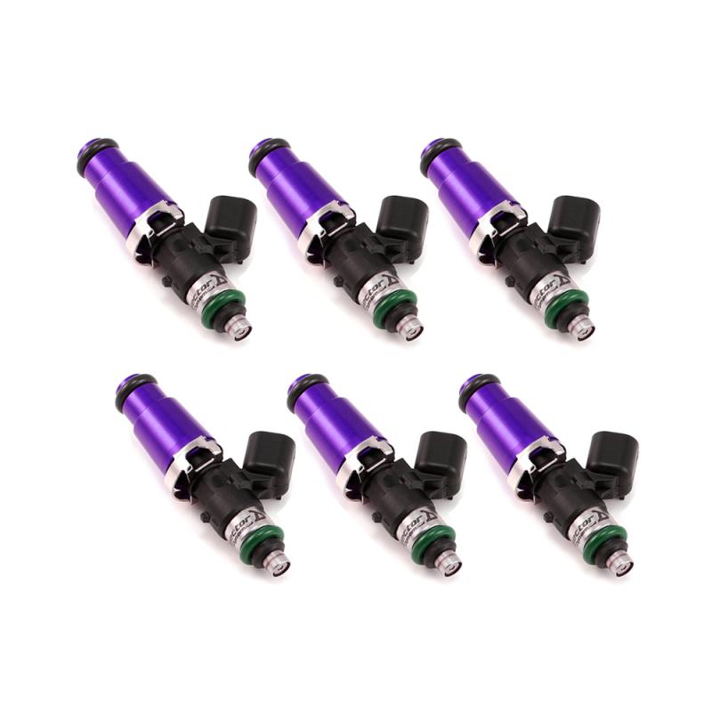 Injector Dynamics 1340cc Injectors-60mm Length-14mm Purp Top-14mm Low O-Ring(Mach to 11mm)(Set of 6) 1300.60.14.14-O.6 Main Image