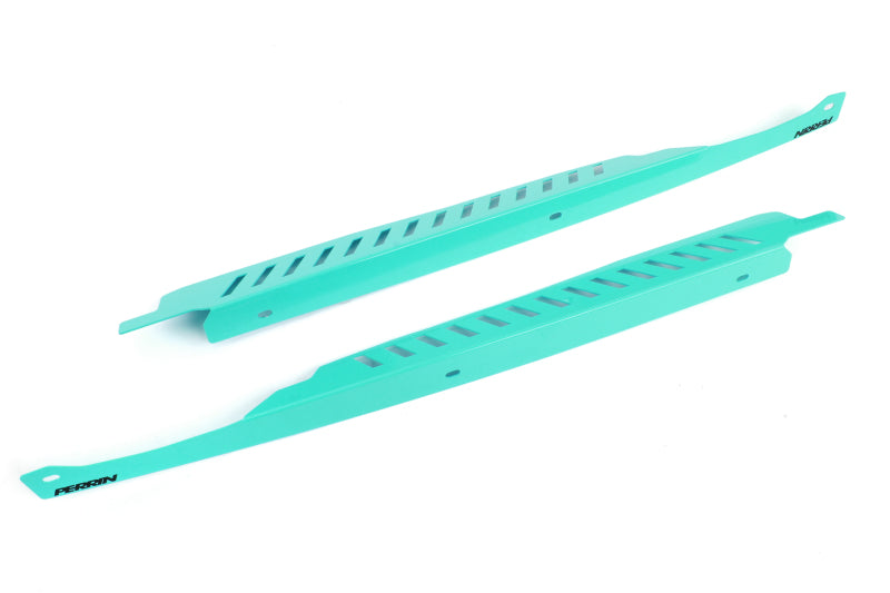 Perrin 08-14 Subaru WRX/STI Fender Shroud Set - Hyper Teal PSP-ENG-549TE