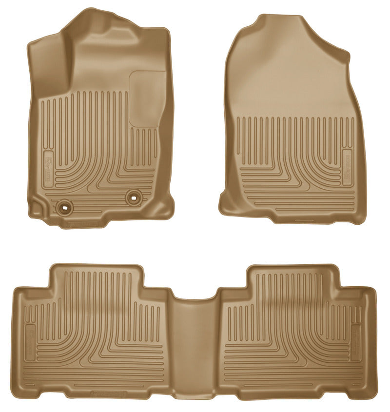 Husky Liners HL WB - Combo - Tan Floor Mats Floor Mats - Rubber main image