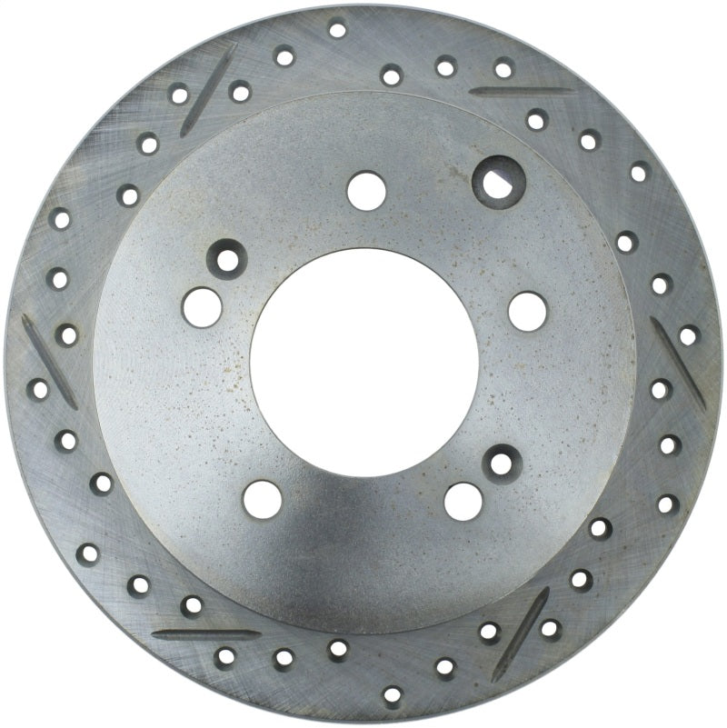 StopTech Select Sport 10-13 Kia Soul / Forte Right Slotted & Drilled Sport Brake Rotor - Rear 227.50027R