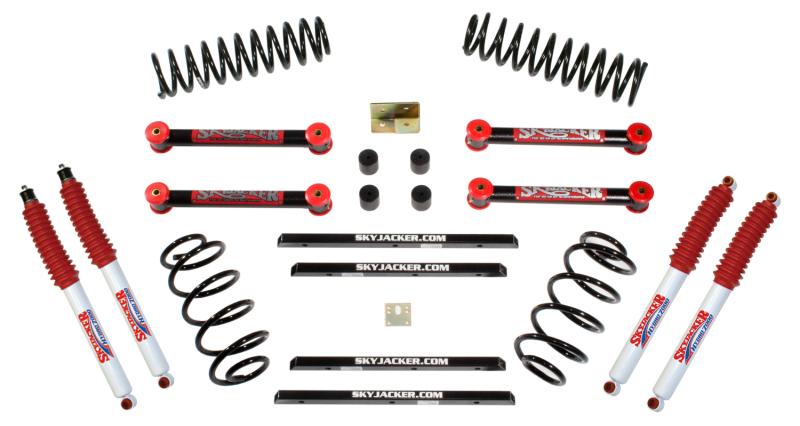 Skyjacker 1997-2006 Jeep Wrangler (TJ) Suspension Lift Kit w/ Shock TJ2513PH Main Image