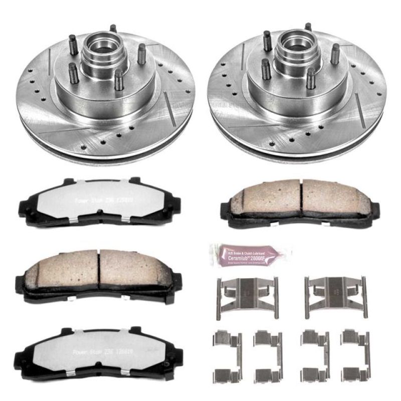 PowerStop PSB Z36 Truck & Tow Kit Brakes, Rotors & Pads Brake Kits - Performance D&S main image