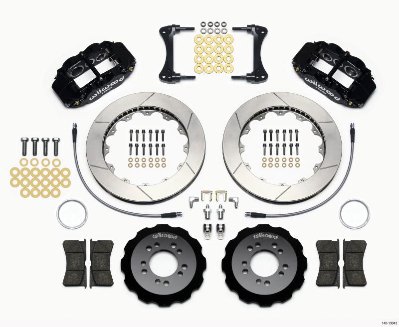 Wilwood Narrow Superlite 6R Front Hat Kit 13.06in 2008-up Hyundai Genesis Coupe w/Lines 140-13043 Main Image