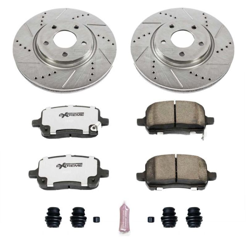 PowerStop PSB Z26 Street Warrior Kit Brakes, Rotors & Pads Brake Kits - Performance D&S main image