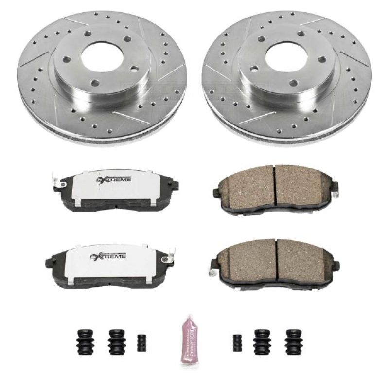 PowerStop PSB Z26 Street Warrior Kit Brakes, Rotors & Pads Brake Kits - Performance D&S main image