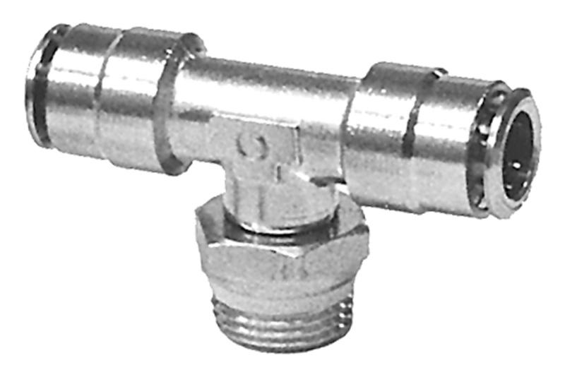 Firestone Male (3/8in. Tubing) 3/8 NPT Branch Swivel Tee Air Fitting - 25 Pack (WR17603280) 3280 Main Image