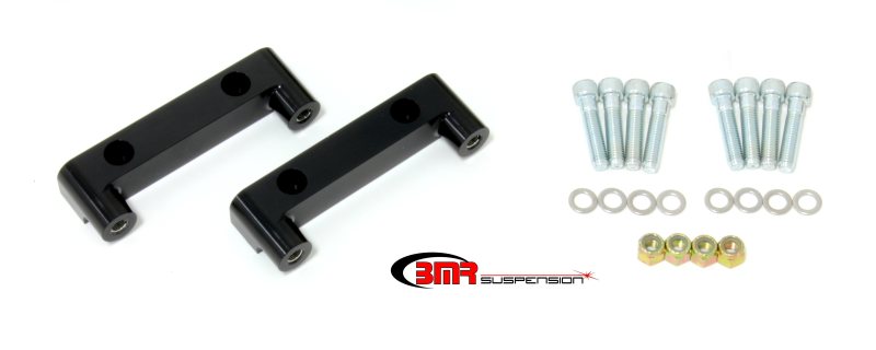 BMR 10-15 5th Gen Camaro Brake Caliper Brackets - Black Anodized BCK003