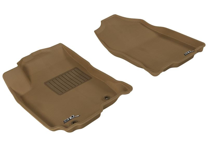 3D MAXpider 2013-2018 Toyota RAV4/RAV4 Hybrid Kagu 1st Row Floormat - Tan L1TY12711502 Main Image