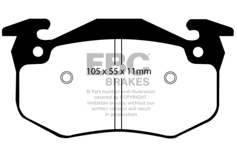 EBC Brakes Greenstuff 2000 Series Sport Pads DP2983 Main Image