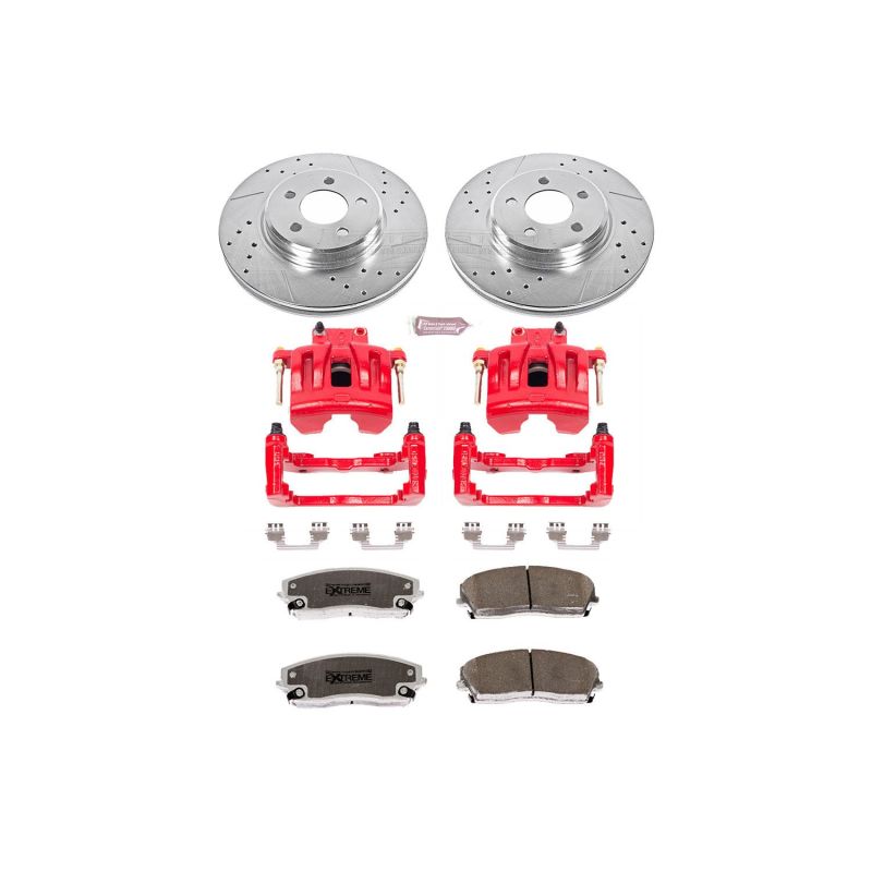 PowerStop PSB Z26 Street Kit w/Cals Brakes, Rotors & Pads Brake Kits - Performance D&S main image