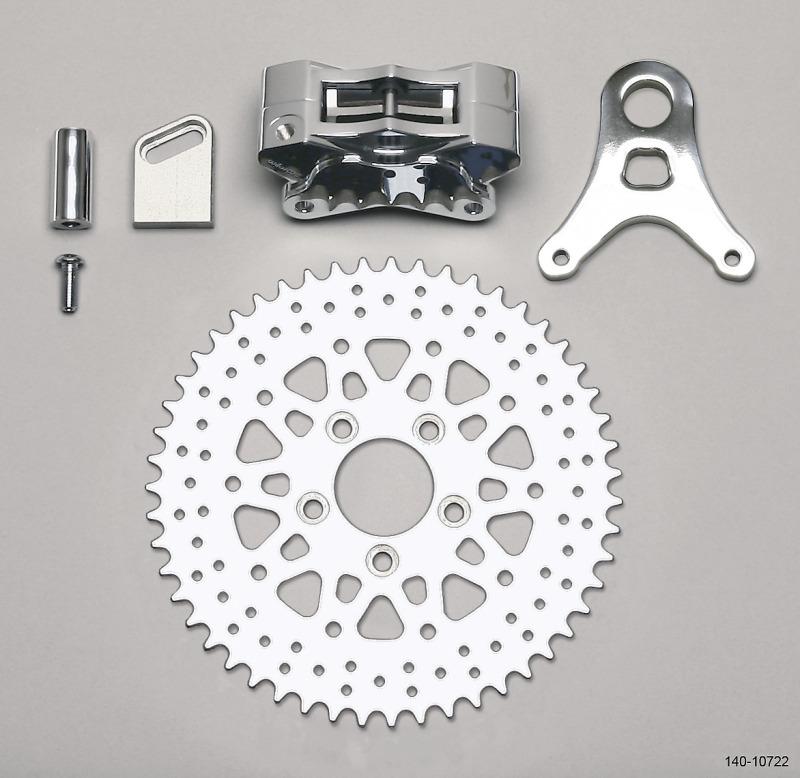 Wilwood Brake Kit GP310 L/H Sprocket Rear Chrome 48 Tooth 140-10722 Main Image