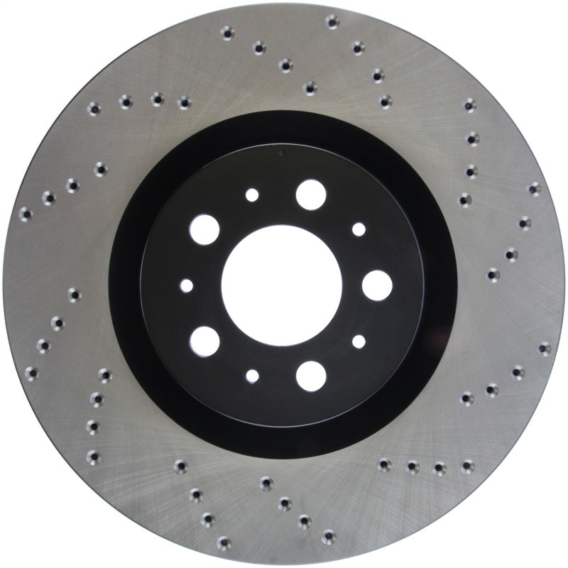 StopTech Sport Cryo Cross Drilled Brake Rotor; Front Left