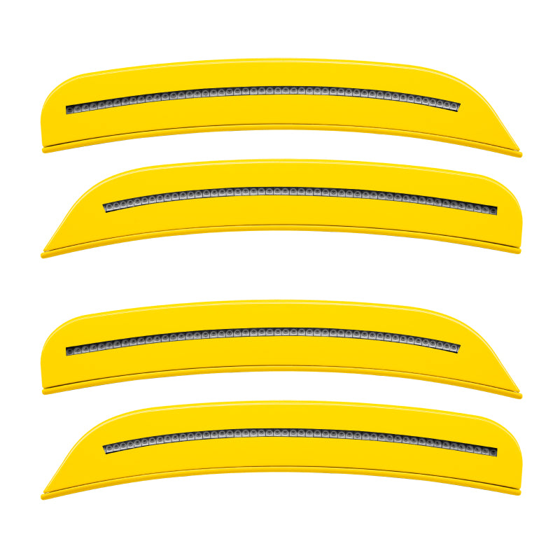 ORACLE Lighting Oracle 15-21 Dodge Charger Concept Sidemarker Set - Clear - Yellow Jacket (PY4) 9880-PY4-C