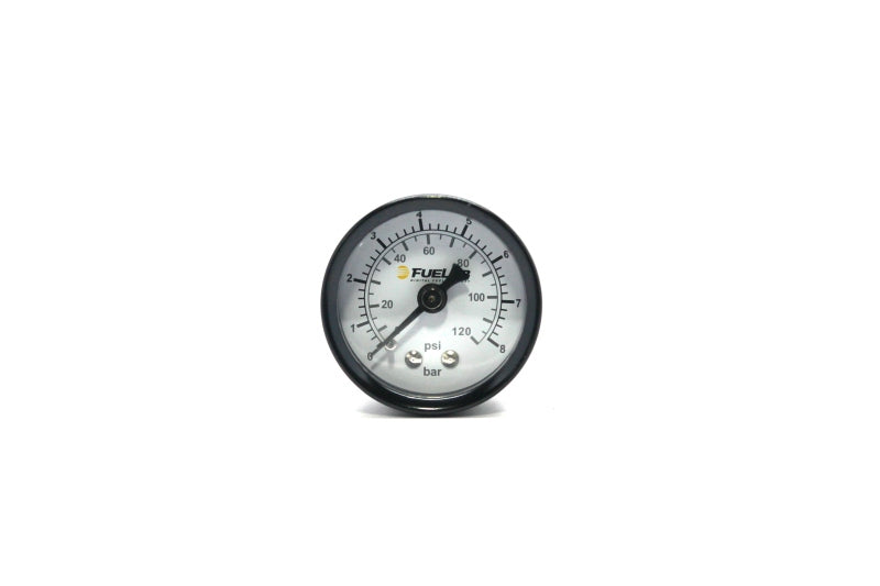 Fuelab 1.5 Inch Fuel Pressure Gauge EFI, Range 0-120psi DUAL BAR/PSI Scale