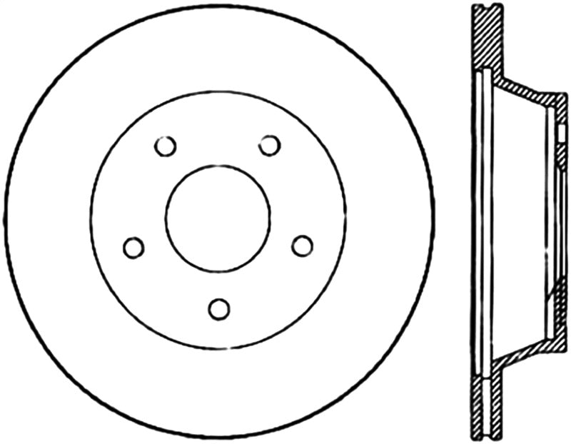 Stoptech ST Slotted Sport Brake Rotors Brakes, Rotors & Pads Brake Rotors - Slotted main image