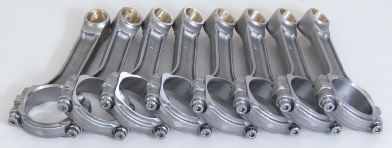 Eagle Chevrolet LS-Series I-Beam Connecting Rod 6.100in w/ 3/8in ARP 8740 (Set of 8) SIR6100MLW Main Image