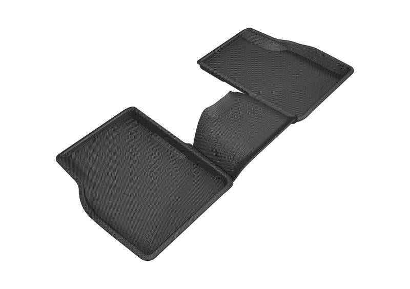 3D MAXpider 2017-2020 Jeep Compass Kagu 2nd Row Floormats - Black L1JP01621509 Main Image