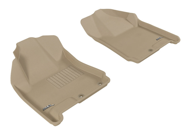 3D MAXpider 2010-2016 Cadillac SRX Kagu 1st Row Floormat - Tan L1CD00811502