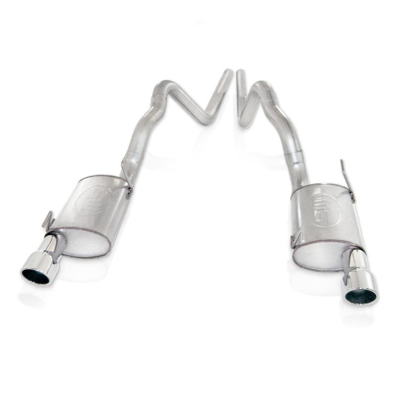 Stainless Works 2007-10 Shelby GT500 3in Catback S-Tube Mufflers M09GTL Main Image