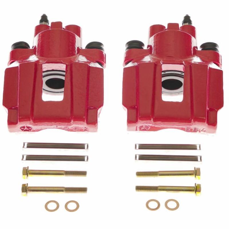 PowerStop PSB Red Calipers Brakes, Rotors & Pads Brake Calipers - Perf main image