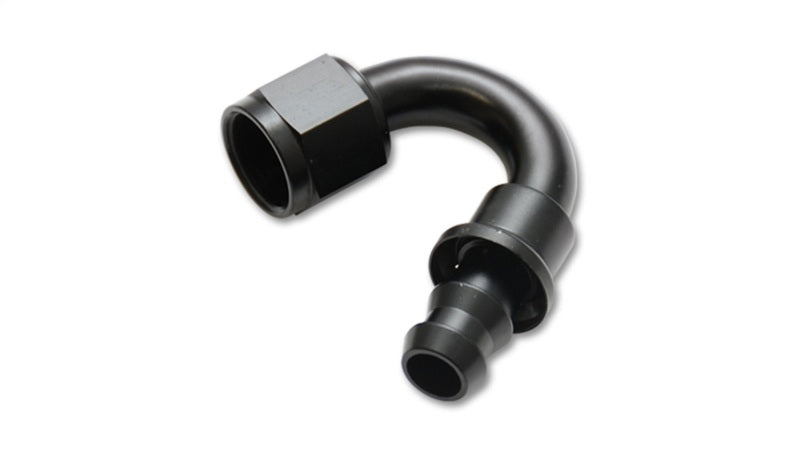 Vibrant Push-On 150 Degree Hose End Fitting; Hose Size: -4AN