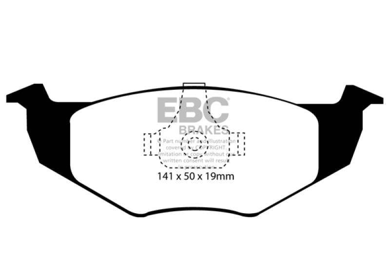 EBC Brakes Greenstuff 2000 Series Sport Pads DP21056 Main Image