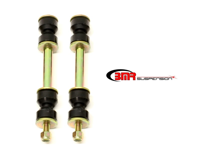 BMR 70-81 2nd Gen F-Body 2.875in Front Sway Bar End Link Kit - Black ELK003