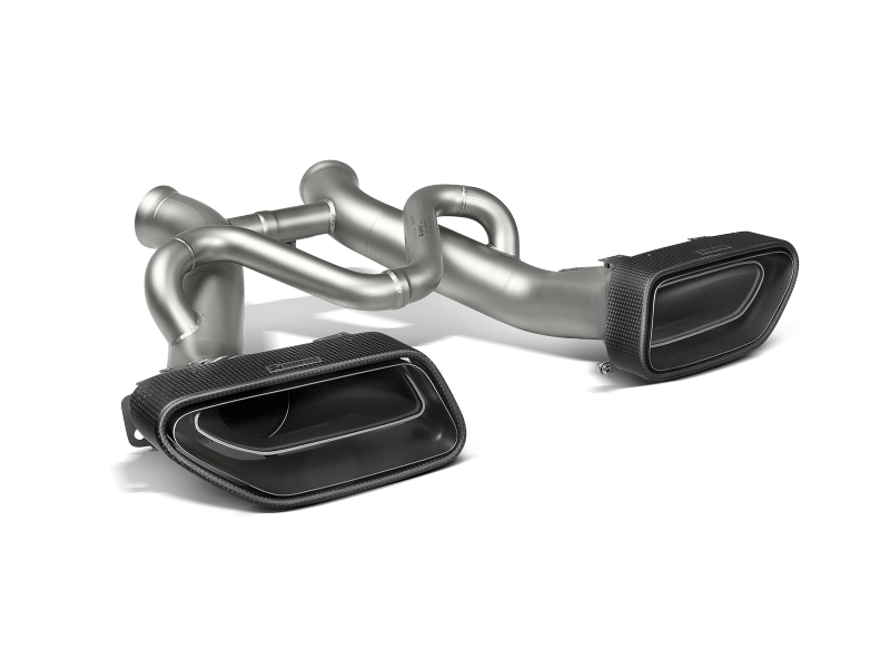 Akrapovic 14-17 McLaren 650S/650S Spyder Slip-On Line (Titanium) w/ Carbon Tips S-MC/TI/2 Main Image