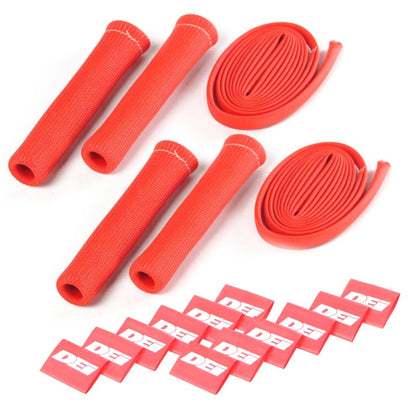DEI Protect-A-Boot and Wire 4 Cylinder Kit - Red 010586