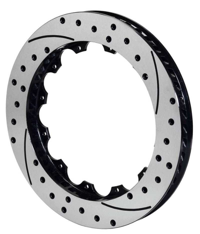 Wilwood Rotor GT Curved Vane Rotor Spec-37 Iron 72 CV 12 x 8.75 Right Hand Side 160-14635-BK