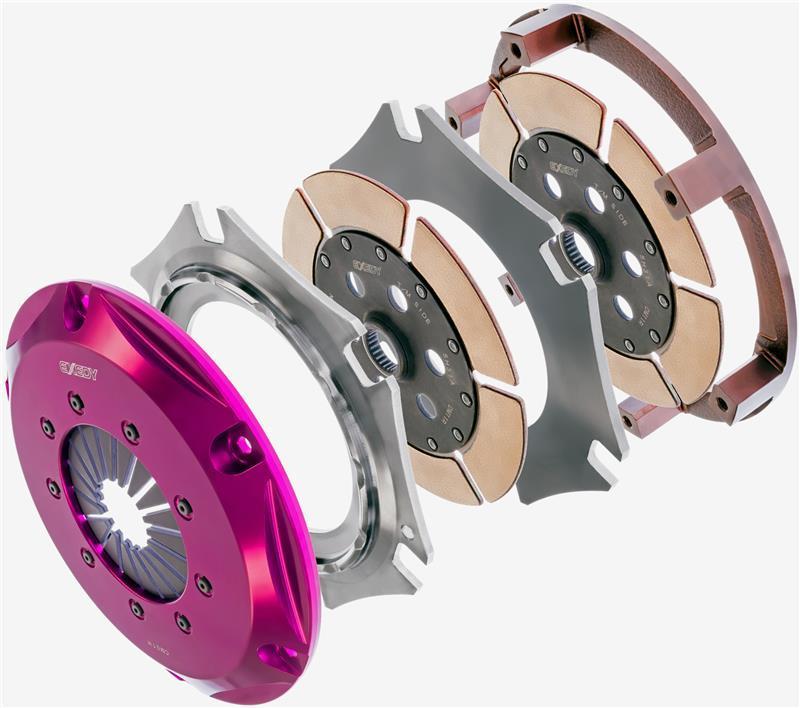 Exedy Universal Builder Series Twin Metallic Clutch Does NOT Incl FW Req'd Custom Clutch Actuation GMR200 Main Image