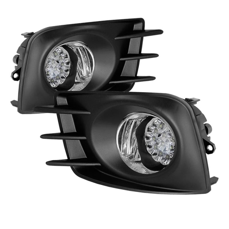 Spyder Scion TC 2011-2013 LED Fog Lights w/Switch Clear FL-LED-STC2011-C 5070531 Main Image