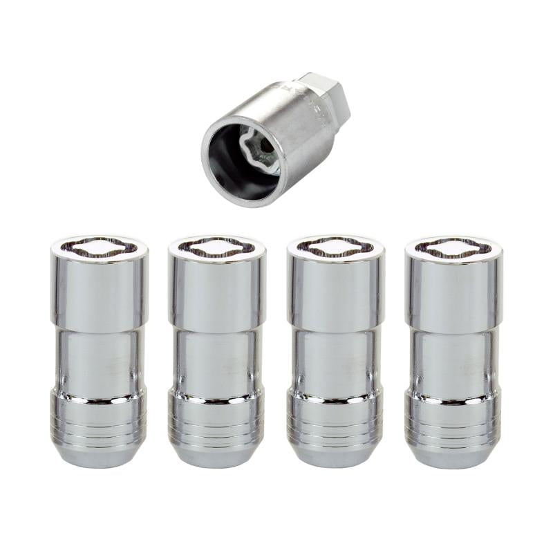 McGard Wheel Lock Nut Set - 4pk. (Cone Seat) M14X1.5 / 21mm & 22mm Dual Hex / 1.965in. L - Chrome 24210 Main Image